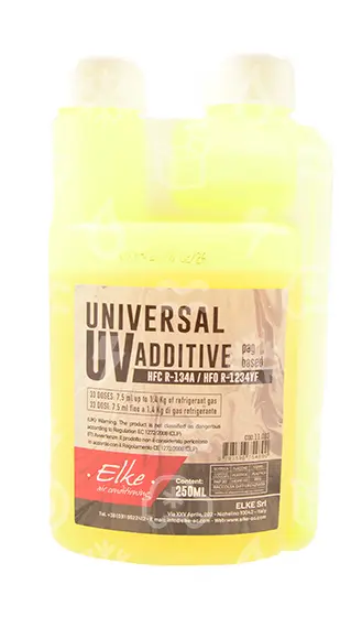 barvivo fluorescenční, pro AC, žlutá barva, 250 ml